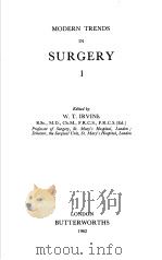 MODERN TRENDS IN SURGERY 1     PDF电子版封面    W.T.IRVINE 