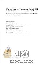 PROGRESS IN IMMUNOLOGY III PDF电子版封面 T.E.MANDEL