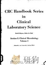 CRC HANDBOOK SERIES IN CLINICAL LABORATORY SCIENCE VOLUME Ⅰ PDF电子版封面 0849370000