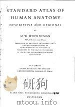 STANDARD ATLAS OF HUMAN ANATOMY DESCRIPTIVE AND REGIONAL VOLUME Ⅱ PDF电子版封面 M.W.WOERDEMAN