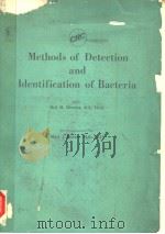 METHODS OF DETECTION AND IDENTIFICATION OF BACTERIA 1976 PDF电子版封面 0849351162 BRIJ M.MIRTRUKA M.S.PH.D. AND