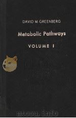 METABOLIC PATHWAYS VOLUME Ⅰ PDF电子版封面 DAVID M.GREENBERG