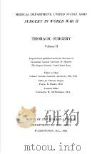 THEORACIC SURGERY VOLUME Ⅱ PDF电子版封面