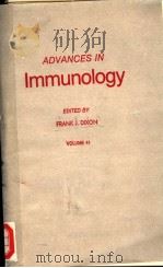 ADVANCES IN IMMUNOLOGY VOL.41 PDF电子版封面 FRANK J.DIXON