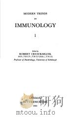 MODERN TRENDS IN IMMUNOLOGY  1     PDF电子版封面     
