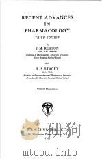 RECENT ADVANCES IN PHARMACOLOGY THIRD EDITION PDF电子版封面 J.M.ROBSON R.S.STACEY