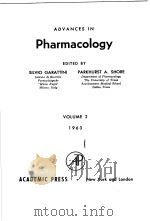 ADVANCES IN PHARMACOLOGY VOL.2 PDF电子版封面 SILVIO GARATTINI PARKHURST A.S
