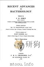 RECENT ADVANCES IN BACTERIOLOGY  THIRD EDITION（1951 PDF版）