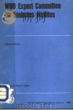 WHO EXPERT COMMITTEE ON DIABETES MELLITUS     PDF电子版封面    WHO 