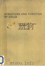 STRUCTURE AND FUNCTION OF CELLS A TEXT FOR STUDENTS IN MEDICINE AND SCIENCE   1978  PDF电子版封面    COLIN R HOPKONS BSC PHD 