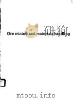 ORE MINING AND MATERIALS HANDLING PDF电子版封面