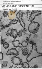 MEMBRANE BIOGENESIS（ PDF版）