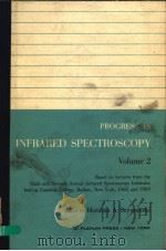 PROGRESS IN INFRARED SPECTROSCOPY VOLUME 2 PDF电子版封面 HERMAN A.SZYMANSKI