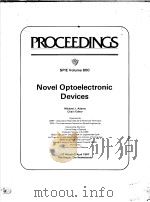 PROCEEDINGS SPIE VOLUME 800 NOVEL OPTOELECTRONIC DEVICES（ PDF版）