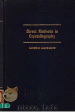 DIRECT METHODS IN CRYSTALLOGRAPHY PDF电子版封面 CARMELO GIACOVAZZO