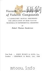 VACUUM MANIPULATION OF VOLATILE COMPOUNDS（ PDF版）