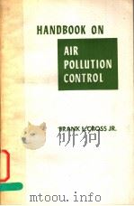 HANDBOOK ON AIR POLLUTION CONTROL PDF电子版封面 FRANK L.CROSS JR.