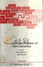 STRUCTURE AND FUNCTION OF PLANT GENOMES PDF电子版封面 0306413469