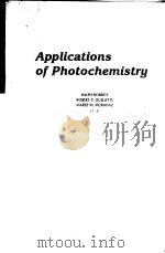 APPLICATIONS OF PHOTOCHEMISTRY 1984 PDF电子版封面