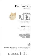 THE PROTEINS  VOLUME Ⅲ  THIRD EDITION（ PDF版）