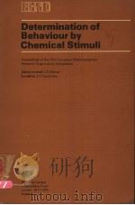 DETERMINATION OF BEHAVIOUR BY CHEMICAL STIMULI（ PDF版）