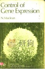 CONTROL OF GENE EXPRESSION     PDF电子版封面  0124649505   