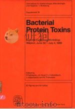 BACTERIAL PROTEIN TOXINS PDF电子版封面 3437110837