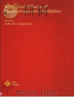 BIOLOGICAL EFFECTS OF ELECTROMAGNETIC RADIATION PDF电子版封面 0879421657 JOHN M.OSEPCHUK