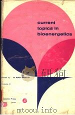 CURRENT TOPICS IN BIOENERGETICS VOLUME 3 PDF电子版封面 D.RAO SANADI