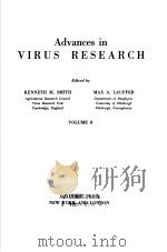 ADVANCES IN VIRUS RESEARCH VOLUME 8 PDF电子版封面 KENNETH M.SMITH MAX A.LAUFFER