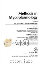 METHODS IN MYOCPLASMOLOGY VOLUME Ⅰ MYCOPLASMA CHARACTERIZATION PDF电子版封面 0125838018 SHMUEL RAZIN JOSEPH G.TULLY