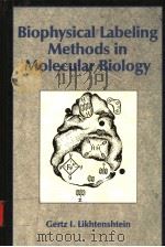 BIOPHYSICAL LABELING METHODS IN MOLCULAR BIOLOGY PDF电子版封面 0521431328 GERTZ I.LIKHTENSHTEIN
