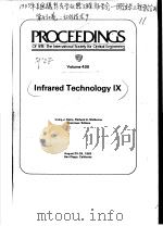 PROCEEDINGS OF SPIE-THE INTERNATIONAL SOCIETY FOR OPTICAL ENGINEERING VOLUME 430 INFRARED TECHNOLOG PDF电子版封面 IRVING J.SPIRO RICHARD A.MOLL