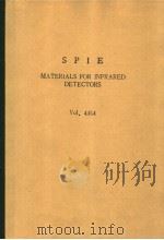MATERIALS FOR INFRARED DETECTORS VOLUME 4454（ PDF版）