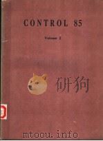 CONTROL 85 VOLUME 2 PDF电子版封面