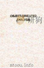 OBJECT-ORIENTED ANALYSIS PDF电子版封面 0136291228 PETER COAD EDWARD YOURDON