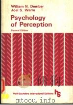 PSYCHOLOGY OF PERCEPTION SECOND EDITION PDF电子版封面 4833700204 WILLIAM N.DEMBER JOEL S.WARM