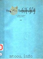 PROCEEDINGS  VOLUME 652  THIN FILM TECHNOLOGIES II   1986  PDF电子版封面  0892526874   