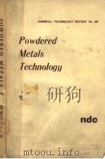 POWDERED METALS TECHNOLOGY PDF电子版封面 0815505507 JOHN MCDERMOTT