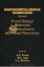 BIOHYDROMETALLURGICAL TECHNOLOGIES VOLUMEⅡ 1993 PDF电子版封面 0873392523 A.E.TORMA M.L.APEL C.L.BRIER
