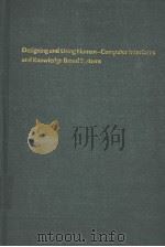 DESIGNING AND USING HUMAN-COMPUTER INTERFACES AND KNOWLEDGE BASED SYSTEMS     PDF电子版封面  044488078X  GAVRIEL SALVENDY  MICHAEL J.SM 