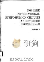 1986 IEEE INTERNATIONAL SYMPOSIUM ON CIRCUITS AND SYSTEMS VOLUME 2 PDF电子版封面