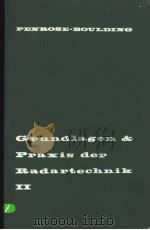GRUNDLAGEN UND PRAXIX DER RADARTECHNIK PDF电子版封面
