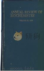 ANNUAL REVIEW OF BIOCHEMISTRY VOLUME 62 1993 PDF电子版封面 082430862X
