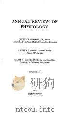 ANNUAL REVIEW OF PHYSIOLOGY VOLUME 34 1972 PDF电子版封面 ERNST KNOBIL