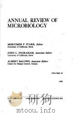 ANNUAL REVIEW OF MICROLBIOLOGY VOLUME 34 1980 PDF电子版封面 MORTIMER P·STARR