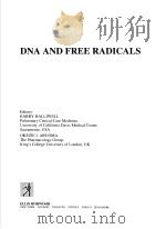 DNA AND FREE RADICALS PDF电子版封面 0132220350 BARRY HALLIWELL OKEZIE I.ARUO