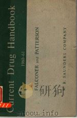 CURRENT DRUG HANDBOOK PDF电子版封面 MARY W.FALCONER