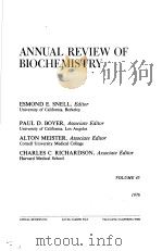 ANNUAL REVIEW OF BIOCHEMISTRY VOLUME 45  1976（ PDF版）