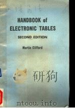 HANDBOOK OF ELECTRONIC TABLES SECOND EDITION（ PDF版）